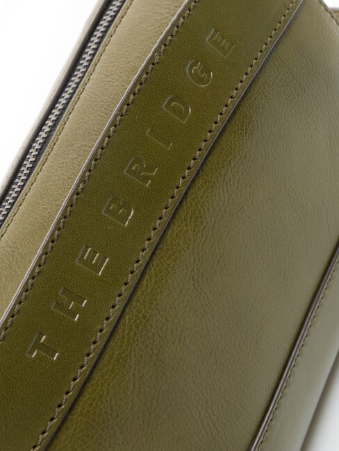 GIACOMO  Belleza en cuero tomillo/rutenio oscuro - Neceser