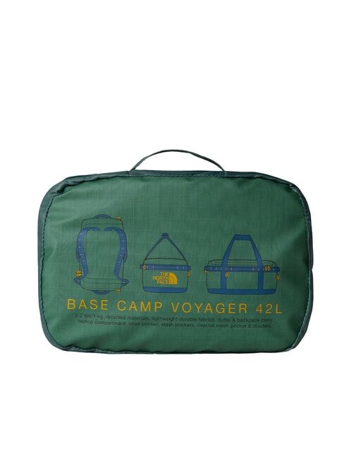 BASE CAMP VOYAGER Mochila de 42 litros. verde pato/azul sombreado - Bolsas de viaje