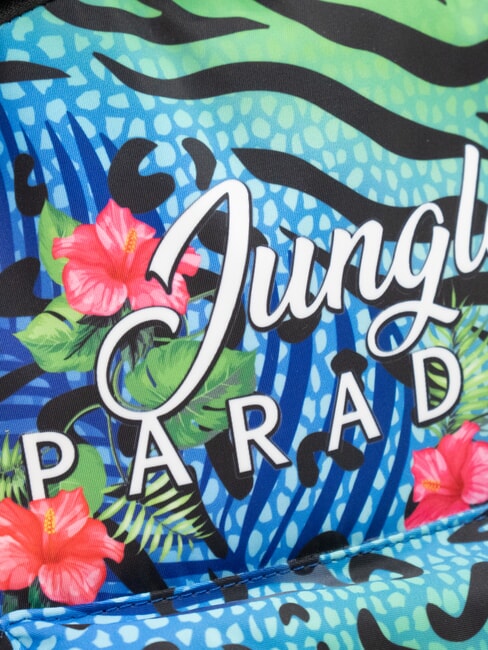 JUNGLE PARADISE Mochila estampada azul - Bolsos Mujer