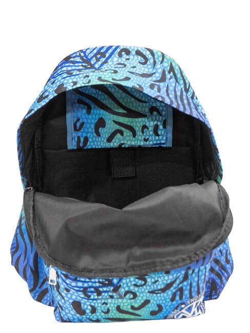 JUNGLE PARADISE Mochila estampada azul - Bolsos Mujer