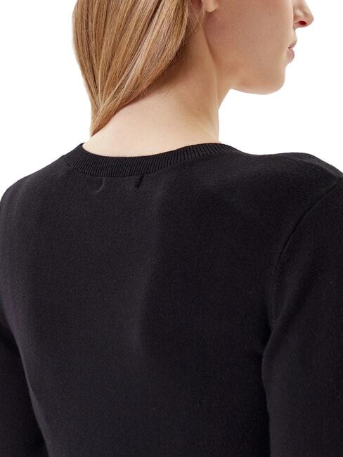 KENZIE LOGO Suéter de cuello en V jetbla - Suéteres de mujer