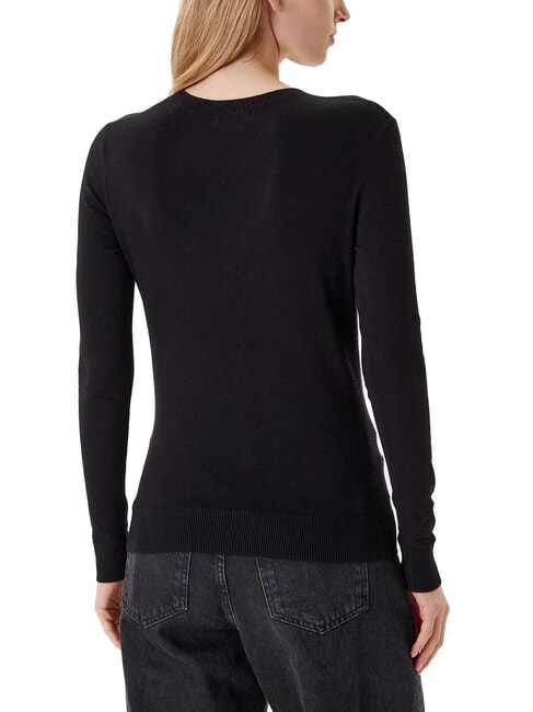 KIARA TRIANGLE LOGO Su&eacute;ter de cuello redondo con pedrer&iacute;a jetbla - Su&eacute;teres de mujer