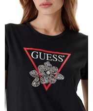 GUESS FLOWER BLING Camiseta con estampado y aplicación jetbla - camiseta - 3