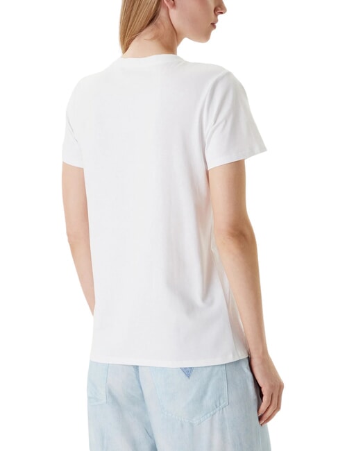 FLOWER BLING Camiseta con estampado y aplicación purwhite - camiseta