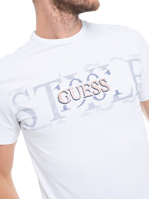 CHEST BOX Camiseta de algod&oacute;n con estampado purwhite - camiseta