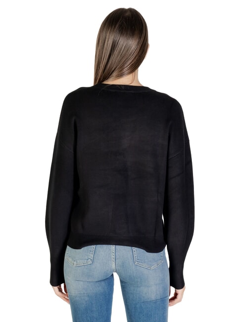 LEIGHTON LOGO Suéter de cuello redondo jetbla - Suéteres de mujer