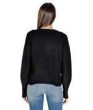 GUESS LEIGHTON LOGO Suéter de cuello redondo jetbla - Suéteres de mujer - 2