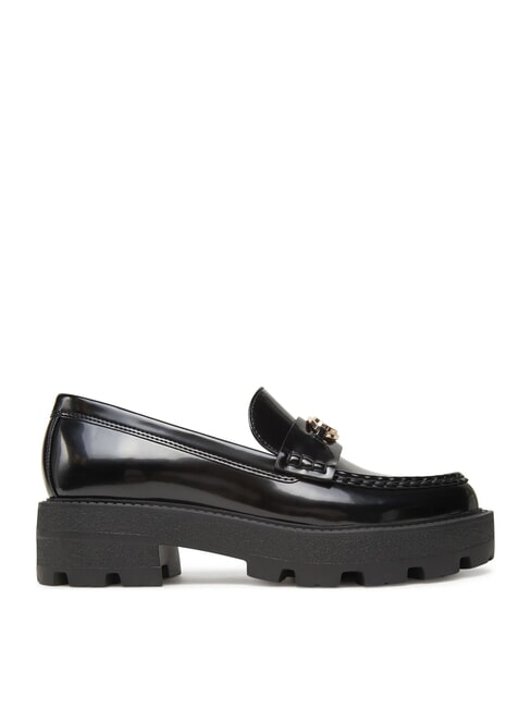 YANIKA Mocasines de cu&ntilde;a NEGRO - Zapatos Mujer