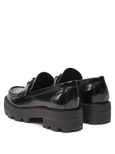 YANIKA Mocasines de cu&ntilde;a NEGRO - Zapatos Mujer