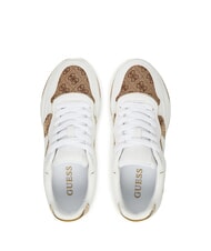 GUESS HAPYY4  Zapatillas Beige / Marrón - Zapatos Mujer - 5