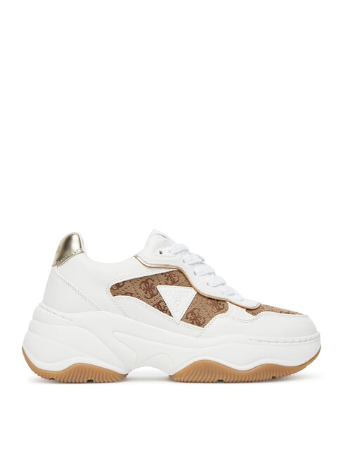 HAPYY4  Zapatillas Beige / Marr&oacute;n - Zapatos Mujer