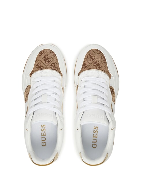 HAPYY4  Zapatillas Beige / Marr&oacute;n - Zapatos Mujer