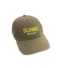SUN68 LOGO gorra de béisbol de algodón militar oscuro - Sombreros - 2