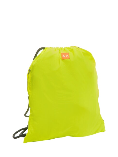 NYLON Mochila con cordón amarillo fluorescente - Mochilas Escuela & Tiempo Libre