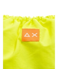 SUN68 NYLON Mochila con cordón amarillo fluorescente - Mochilas Escuela & Tiempo Libre - 3