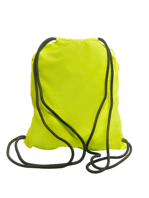 NYLON Mochila con cordón amarillo fluorescente - Mochilas Escuela & Tiempo Libre