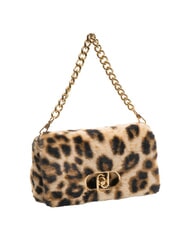 LIUJO LAPUFFY Bolso de hombro de felpa con estampado animal - Bolsos Mujer