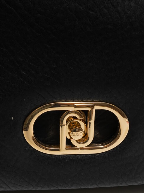 LAPUFFY Bolso de hombro con solapa NEGRO - Bolsos Mujer