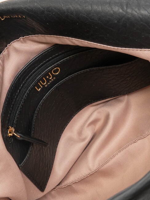 LAPUFFY Bolso de hombro con solapa NEGRO - Bolsos Mujer