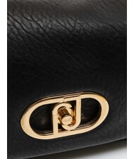 LIUJO LAPUFFY Bolso de hombro con asa de cadena NEGRO - Bolsos Mujer - 3