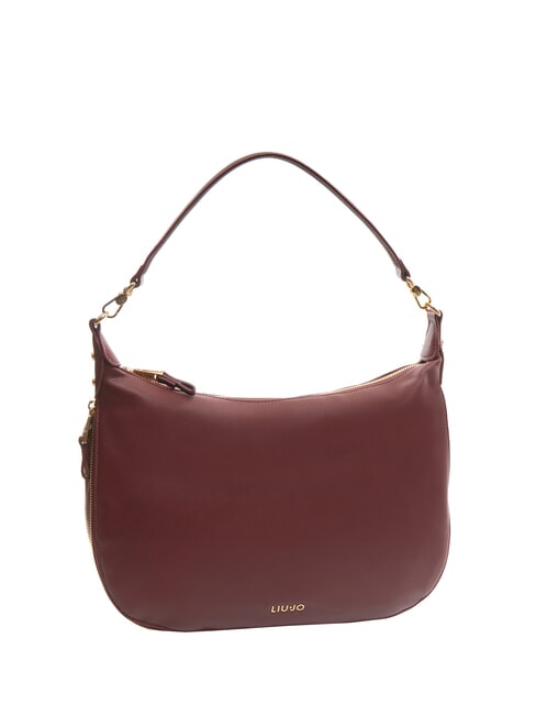 KALISKA Bolsa expandible con cordón vino tinto - Bolsos Mujer