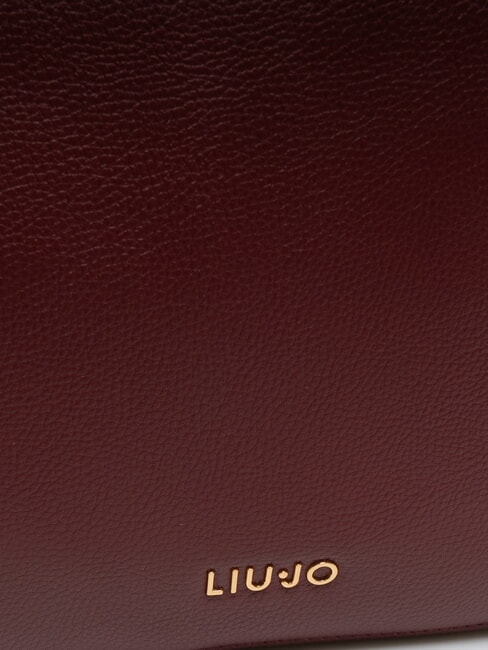 KALISKA Bolsa expandible con cordón vino tinto - Bolsos Mujer