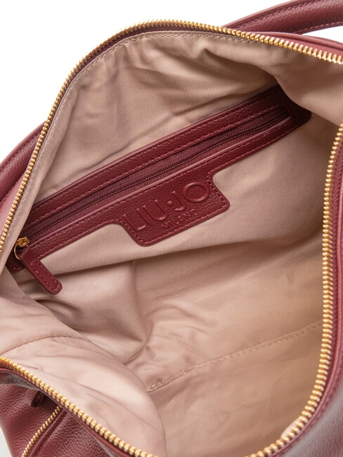 KALISKA Bolsa expandible con cordón vino tinto - Bolsos Mujer