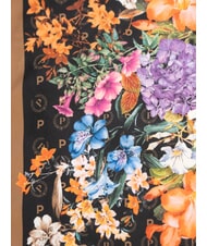 POLLINI FLOWERS TWILL Bufanda estampada flores negras - Bufandas - 4
