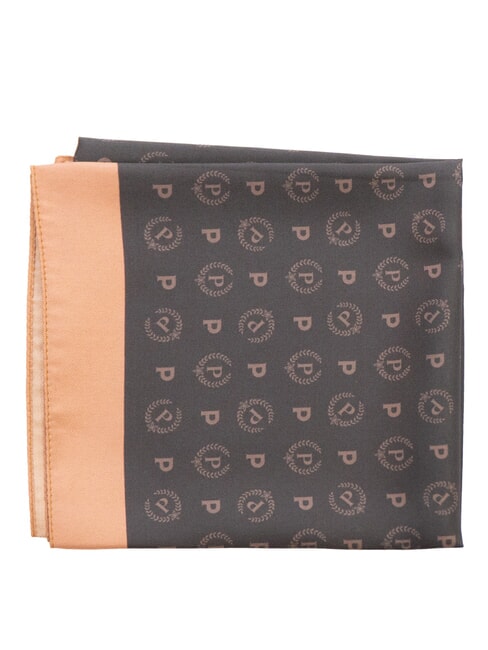 FLOWERS TWILL Bufanda estampada flores marrones - Bufandas