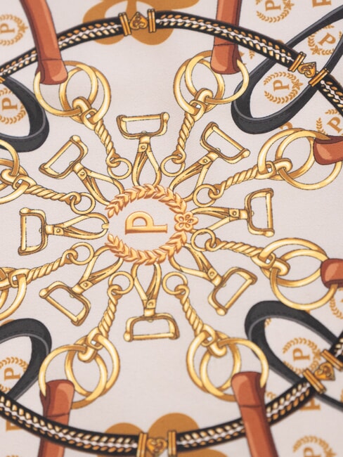 HEARTS TWILL Bufanda cadena marrón - Bufandas