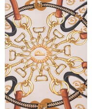 POLLINI HEARTS TWILL Bufanda cadena marrón - Bufandas - 4