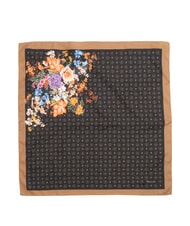 POLLINI FLOWERS TWILL Bufanda estampada flores negras - Bufandas - 2