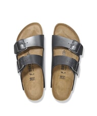 BIRKENSTOCK ARIZONA Sandalia tipo zapatilla metálica negro - Zapatos Mujer - 4