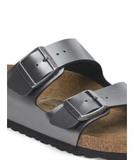 BIRKENSTOCK ARIZONA Sandalia tipo zapatilla metálica negro - Zapatos Mujer - 5