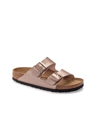 BIRKENSTOCK ARIZONA Sandalia tipo zapatilla met&aacute;lica cobre - Zapatos Mujer - 2