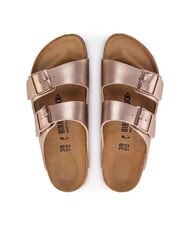 BIRKENSTOCK ARIZONA Sandalia tipo zapatilla met&aacute;lica cobre - Zapatos Mujer - 3