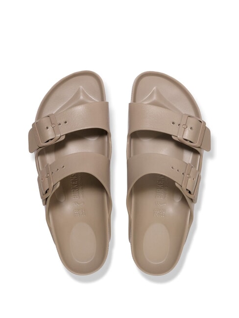 ARIZONA EVA Sandalia tipo zapatilla con dos hebillas gris topo - Zapatos Mujer