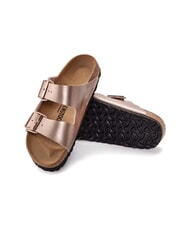BIRKENSTOCK ARIZONA Sandalia tipo zapatilla met&aacute;lica cobre - Zapatos Mujer - 6