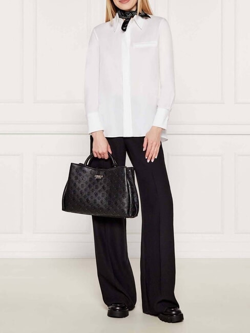 PHOEBE Bolso de mano, con bandolera logotipo negro - Bolsos Mujer