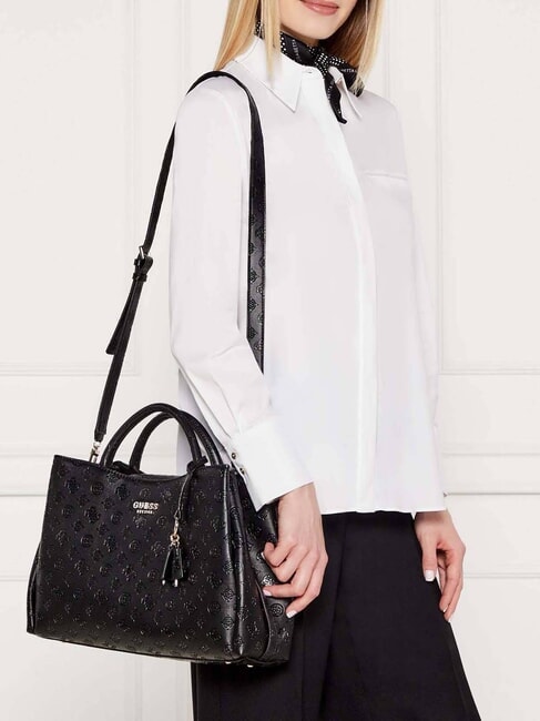PHOEBE Bolso de mano, con bandolera logotipo negro - Bolsos Mujer