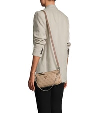 GUESS NOELLE 2 Bolso de hombro logotipo de café con leche / marrón - Bolsos Mujer - 4