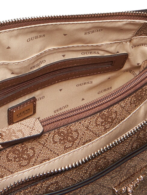 NOELLE 2 Bolso de mano, con bandolera logotipo de café con leche / marrón - Bolsos Mujer