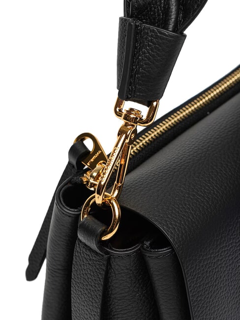 BOHEME GRANA DOUBLE  Bolso de hombro, con correa para el hombro negro/co&ntilde;ac - Bolsos Mujer