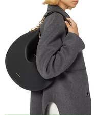 COCCINELLE SUNUP  Bolso de hombro, con bandolera negro/co&ntilde;ac - Bolsos Mujer - 4