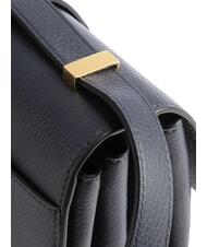 COCCINELLE ARLETTIS Bolso de mano de piel martillada azul medianoche - Bolsos Mujer - 3