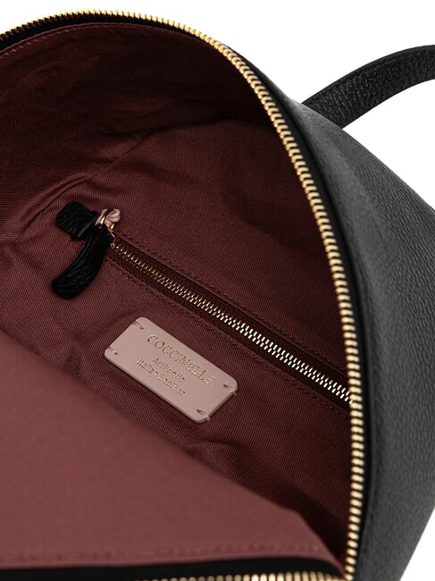 BEAT GENERATIO Mochila de cuero martillado negro - Bolsos Mujer