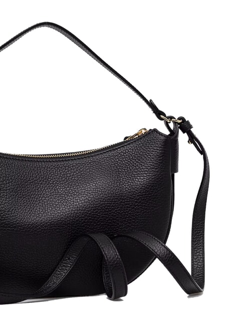 C-EASY Bolso bandolera mediano de piel negro - Bolsos Mujer