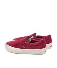 VANS CLASSIC Zapatillas sin cordones de piel de ante rododendro - Zapatos unisex - 5