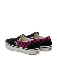 VANS CLASSIC POP CHECK Zapatillas sin cordones a cuadros rosa frambuesa - Zapatos unisex - 5