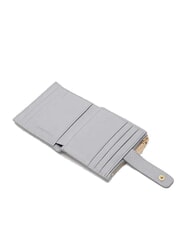 COCCINELLE METALLIC SOFT Cartera mini de piel nieve - Carteras Mujer - 2